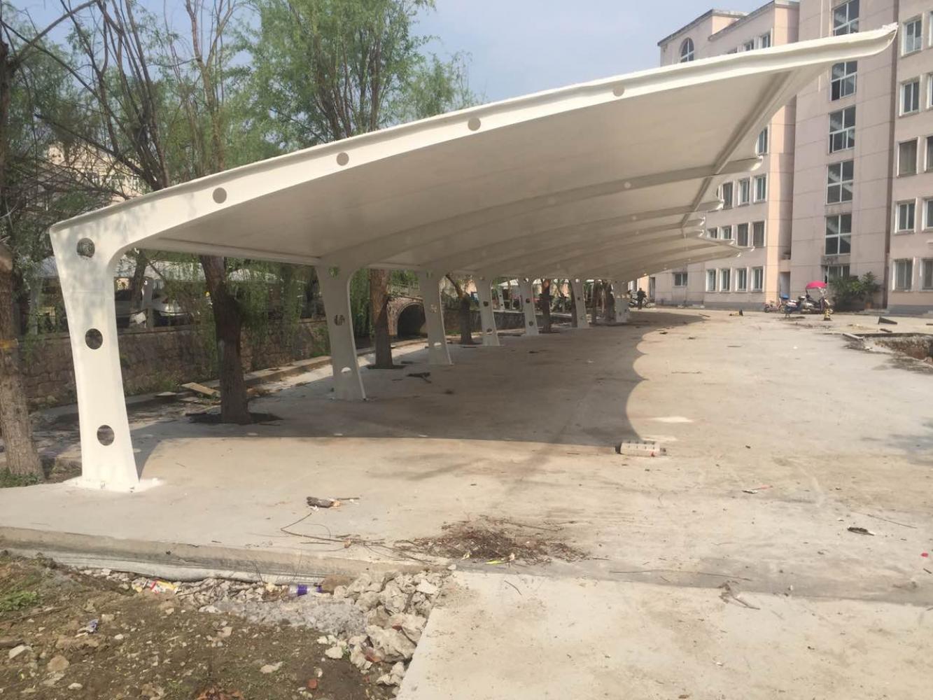 膜結構停車棚 膜結構停車棚